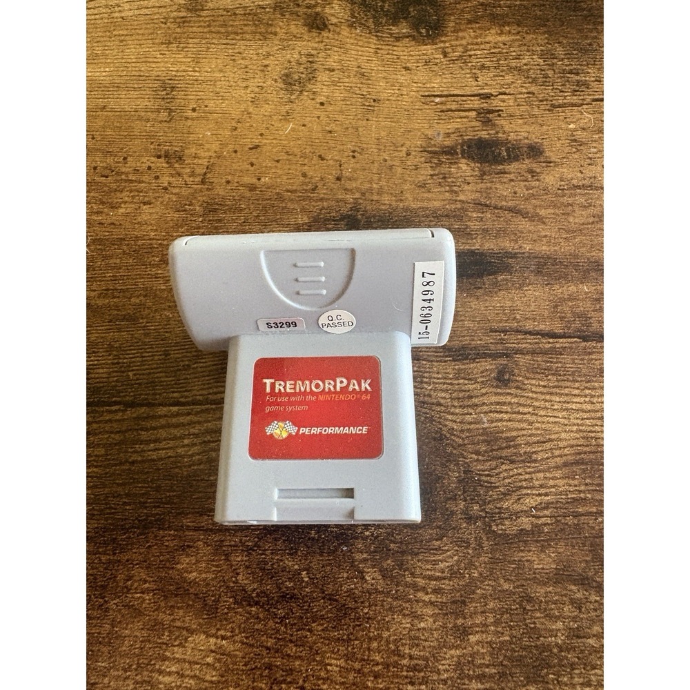 Tremor Pak Nintendo 64 N64 Controller Rumble Pak Pack Performance - Picture 2 of 4